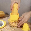Stainless steel and PP handle 4 in 1 corn peeler ginger grater 