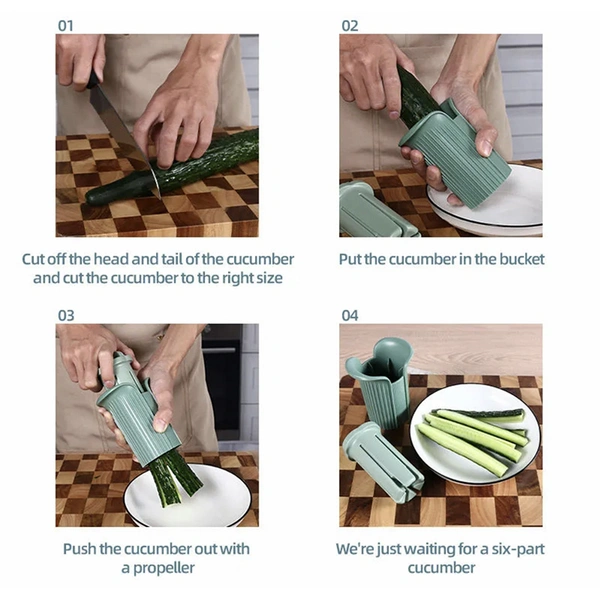 Multi -functional vegetable slicer Cucumber strawberry slicer 
