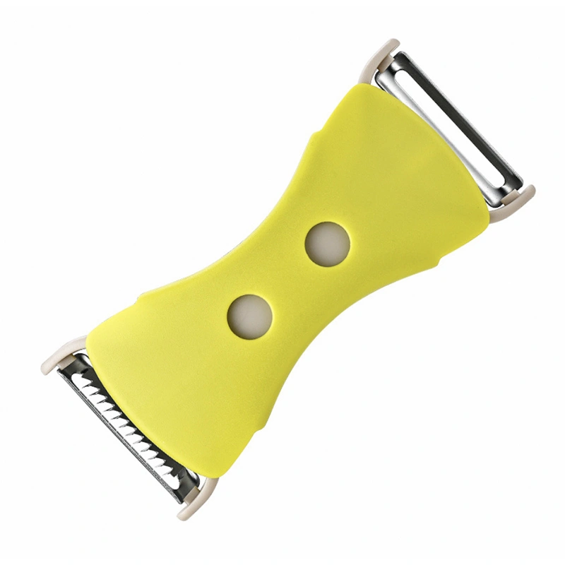 Stainless steel with PP shell 2 in 1 peeler