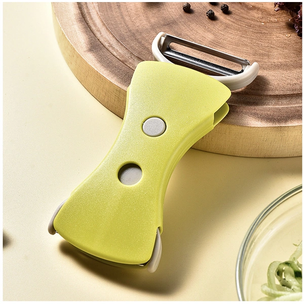 Stainless steel with PP shell 2 in 1 peeler