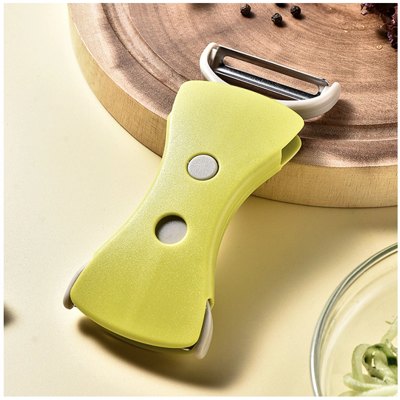 Stainless steel with PP shell 2 in 1 peeler