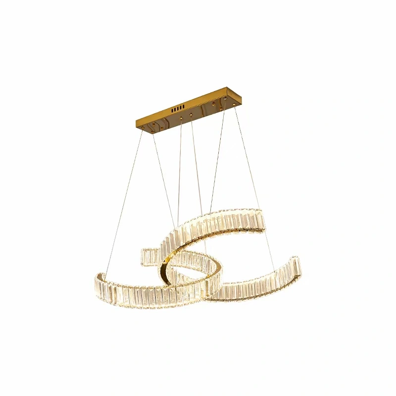 Metal Rings Chain Pendant Lights