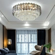 D500MM 600MM 800MM 100MM Gold Aluminum Ring Crystal Chandelier