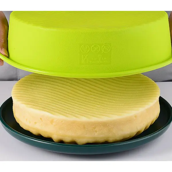 Silicone mold cake baking plate wavy shading baking appliance circular