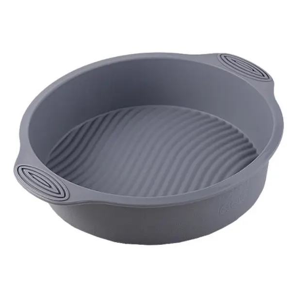 Silicone mold cake baking plate wavy shading baking appliance circular