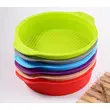 Silicone mold cake baking plate wavy shading baking appliance circular