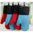 Microwave oven gloves, kitchen cotton thickened anti-slip gloves