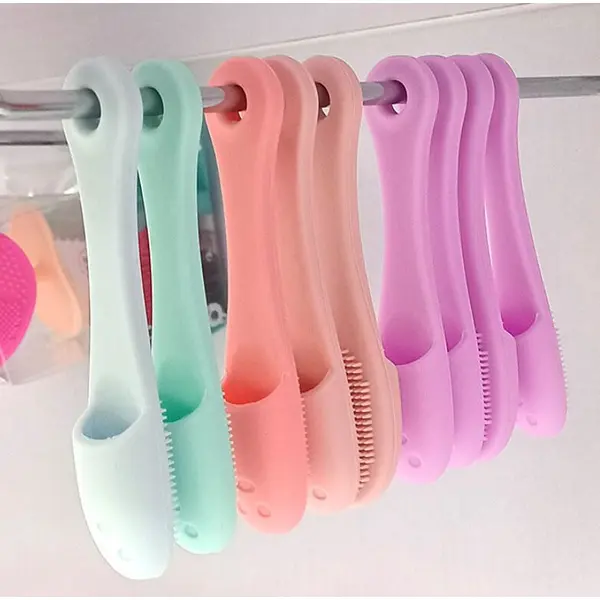Silicone nose brush, pore cleaning, blackhead acne removing facial brush