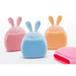 baby silicone face cleaning brush, manual massage face cleaning brush