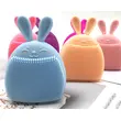 baby silicone face cleaning brush, manual massage face cleaning brush