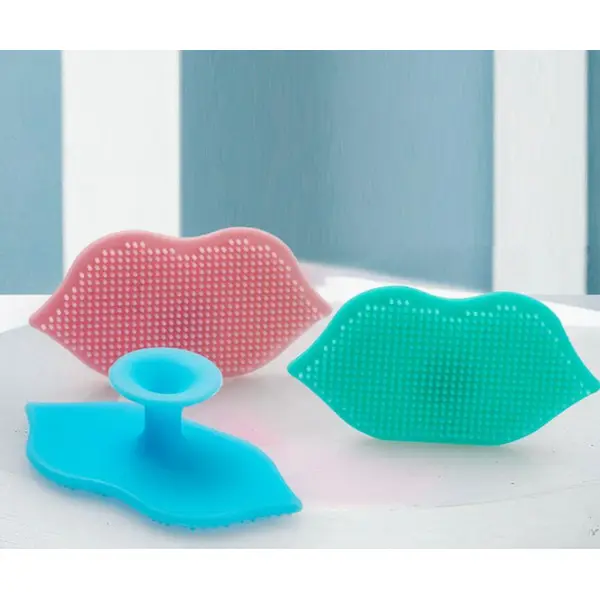 Silicone lip cleaning brush lip brush face brush