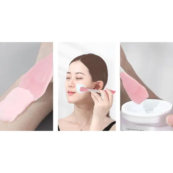 Silicone beauty DIY facial mask brush, nose wash brush