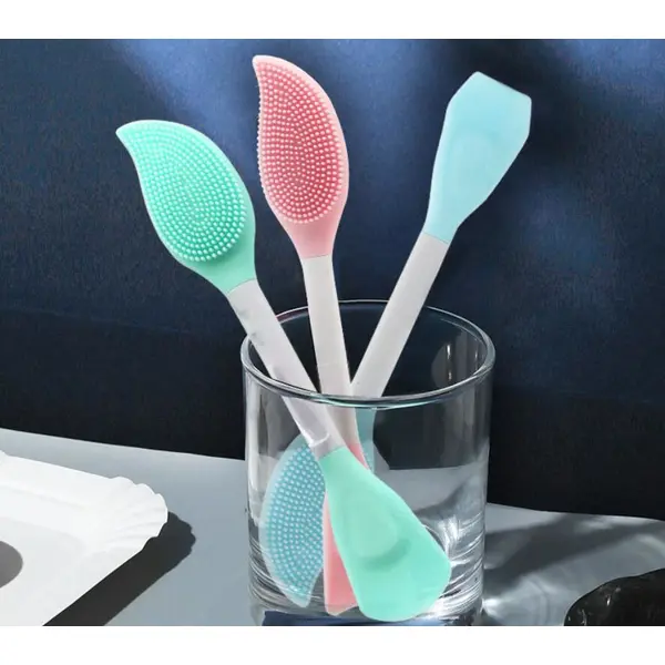 Silicone beauty DIY facial mask brush, nose wash brush
