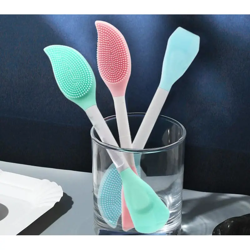Silicone beauty DIY facial mask brush, nose wash brush
