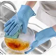 Silicone dish-washing gloves for kitchen household bathroom gloves