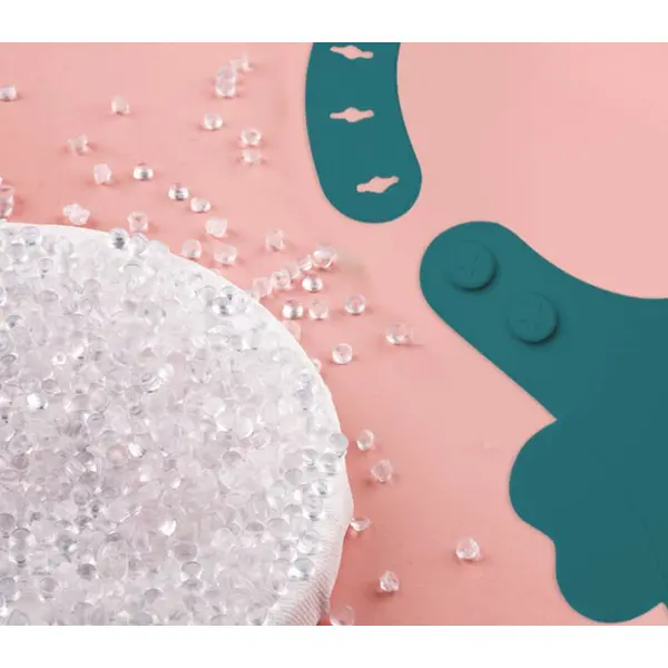 Baby cartoon silicone food bag, baby waterproof rice bag