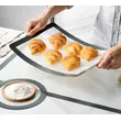 Silicone baking pad oven baking bread mat black 3pcs set