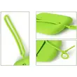 Silicone mini pendant drawcord zero purse key chain