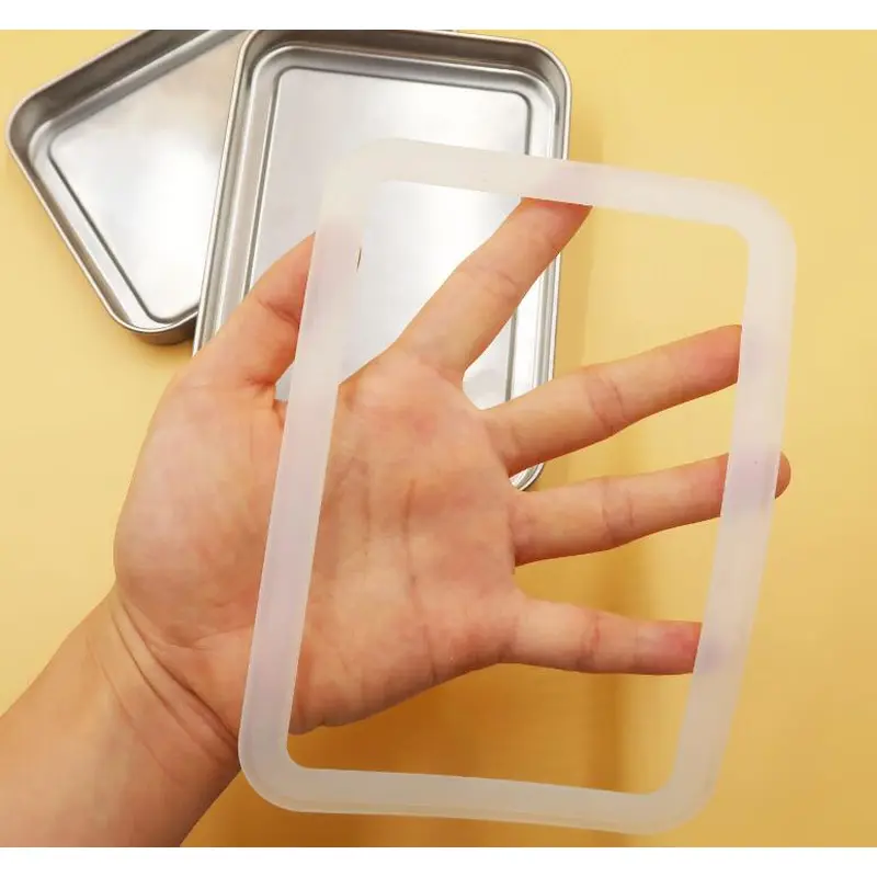 Heat resistant silicone flat gasket sealing ring sealing ring