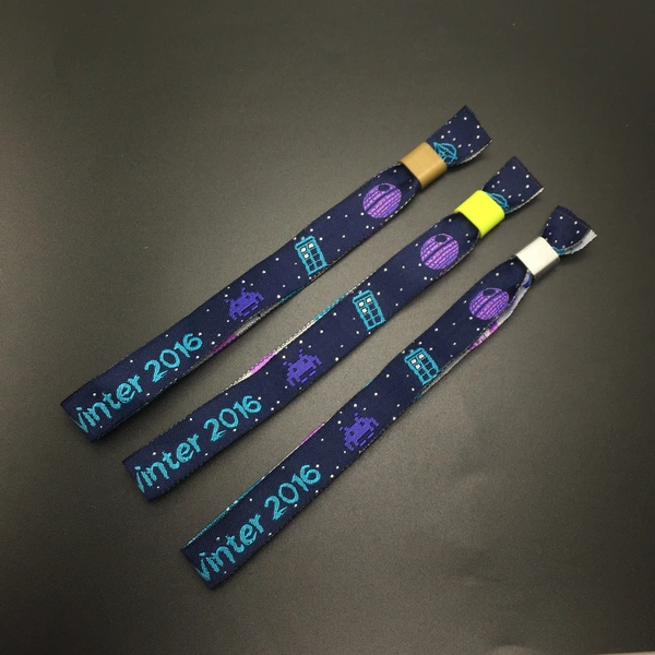 Custom Woven Cloth Wristbands
