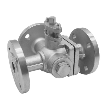 3-Way Flange Ball Valve