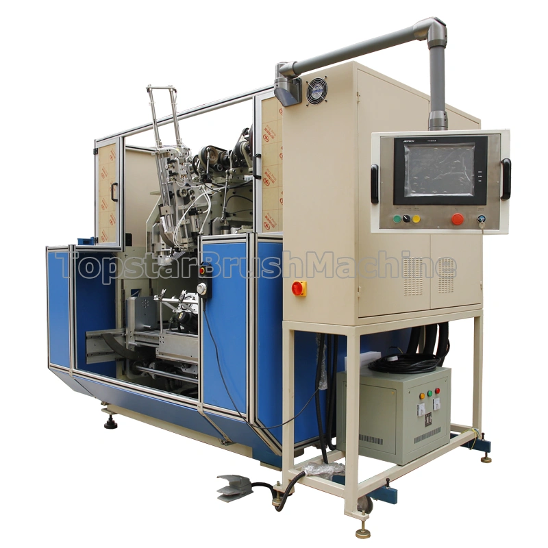 Высокоскоростная и качественная 5-осевая машина для изготовления щеток для обуви с 3 головками  