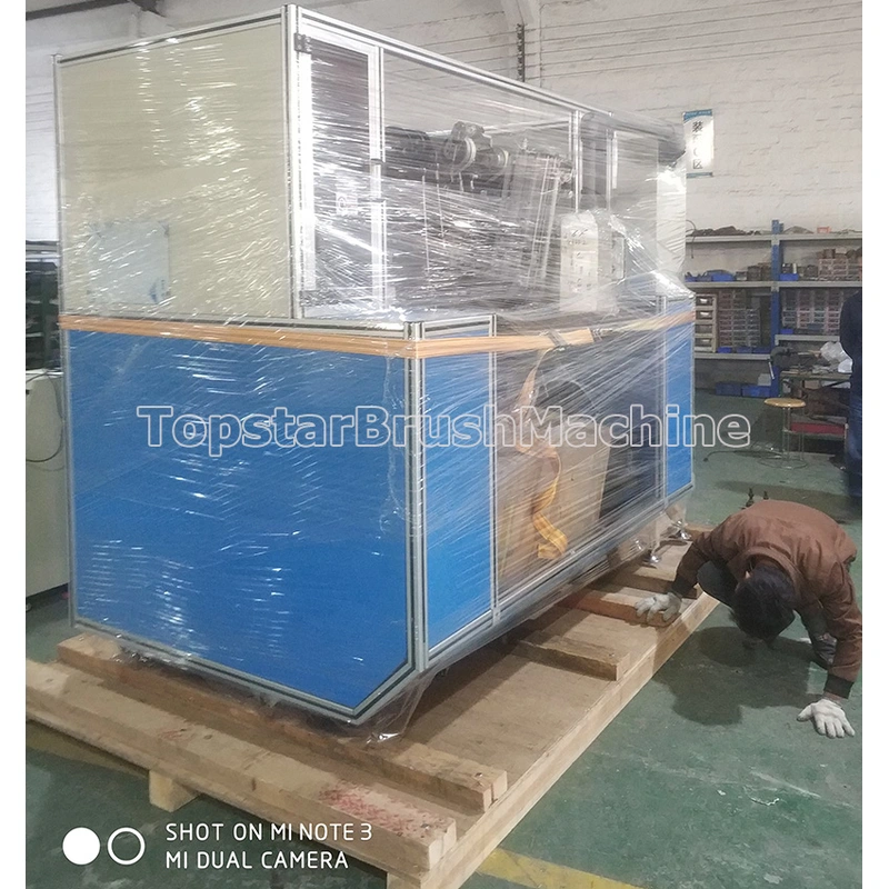 Высокоскоростная и качественная 5-осевая машина для изготовления щеток для обуви с 3 головками  