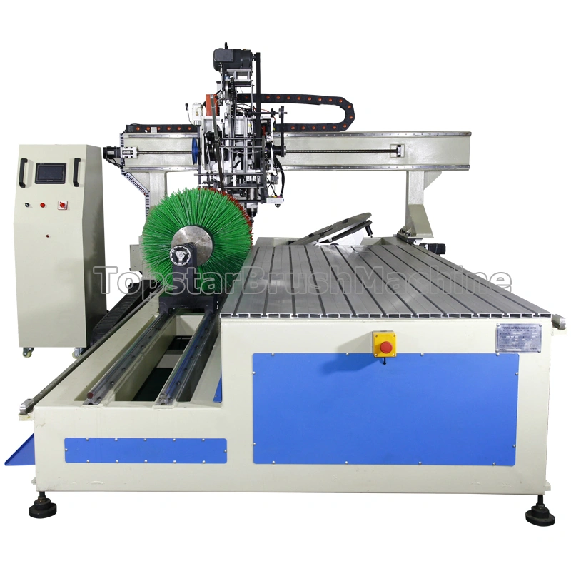 лучшая китайская 8-осевая машина для сверления и наполнения цилиндрических щеток 3-в-1