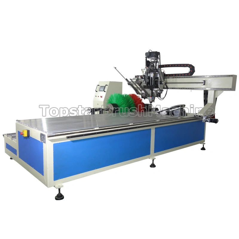 лучшая китайская 8-осевая машина для сверления и наполнения цилиндрических щеток 3-в-1