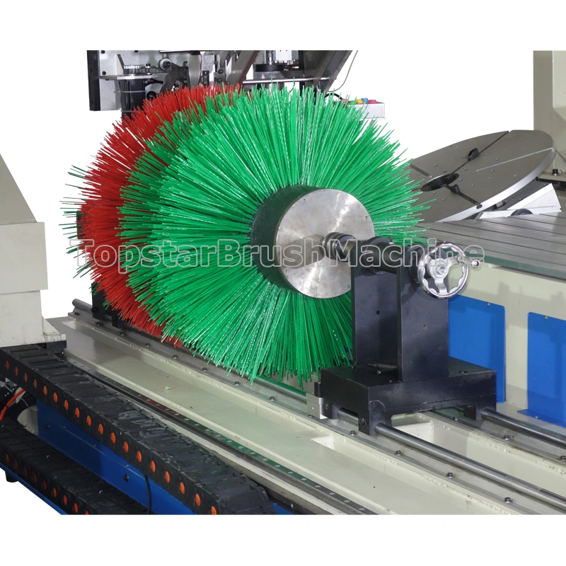 лучшая китайская 8-осевая машина для сверления и наполнения цилиндрических щеток 3-в-1