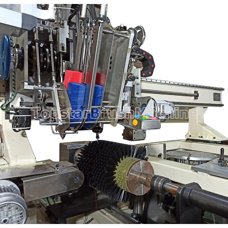 Top Quality 8 Axis 3-In-1 Lath Brush Drilling and Filling Machine 
