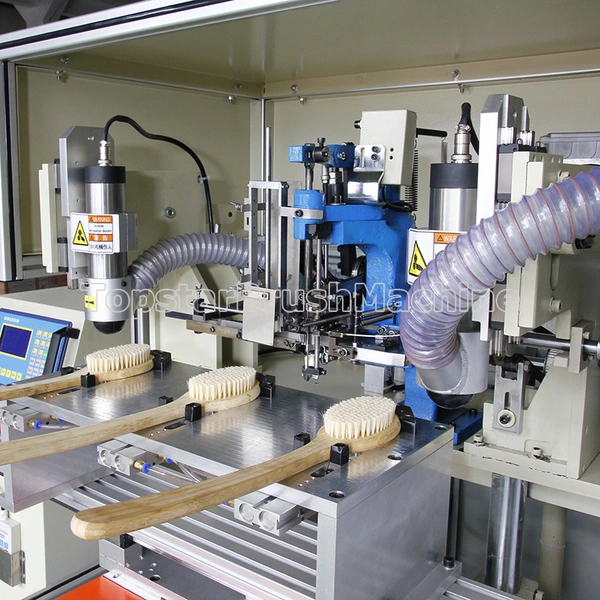 حار بيع 2 محور 3 رئيس آلة الحفر و tufting لصنع فرشاة الأسلاك