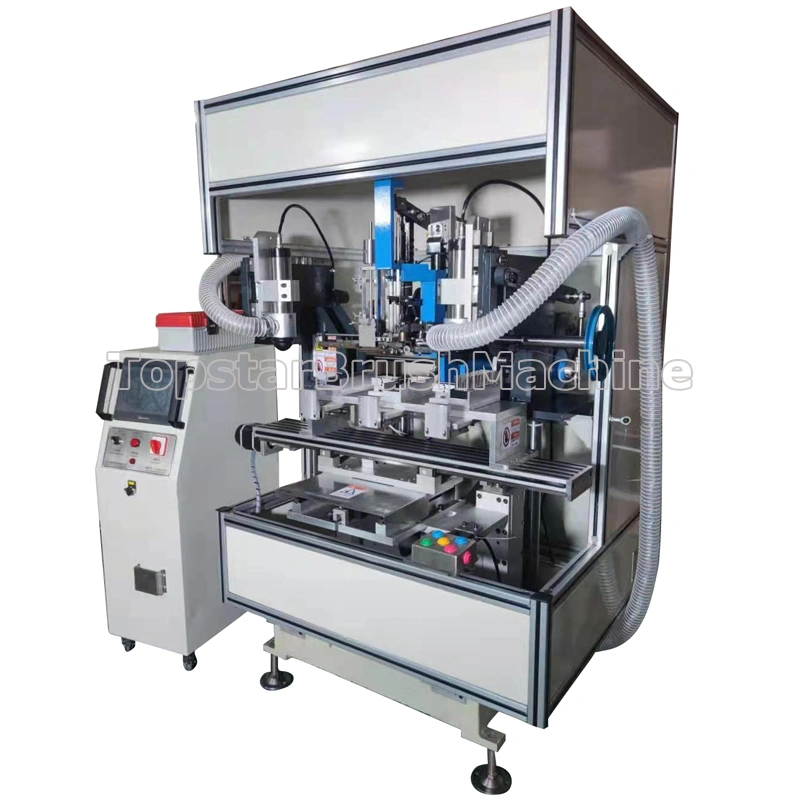 3 محور 3 رؤوس فرشاة سلك خشبي آلة حفر وتقطيع