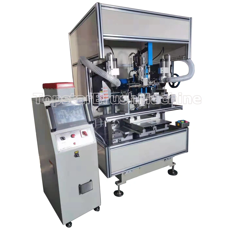 3 محور 3 رؤوس فرشاة سلك خشبي آلة حفر وتقطيع