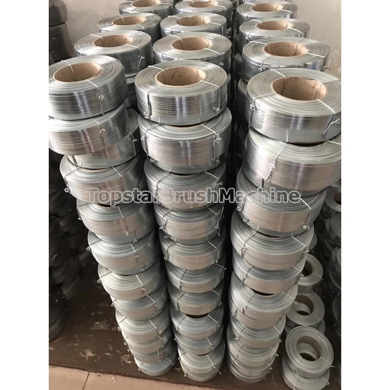 سلك مسطح مجلفن بقوة شد عالية لفرشاة المرحاض وفرشاة الأطباق