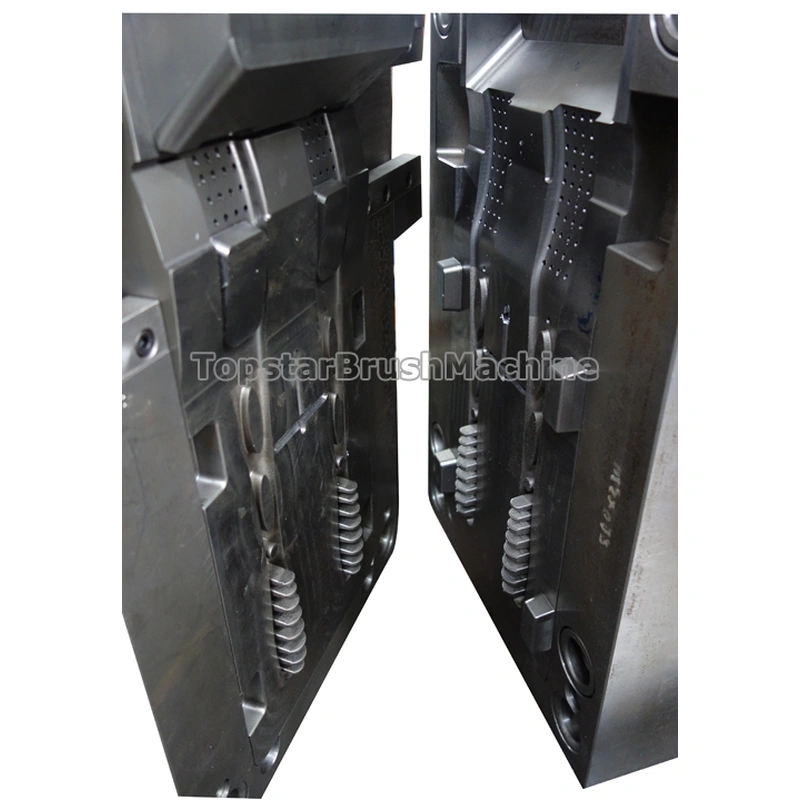 высококачественная прецизионная пластиковая форма для литья под давлением с двойной хоккейной щеткой