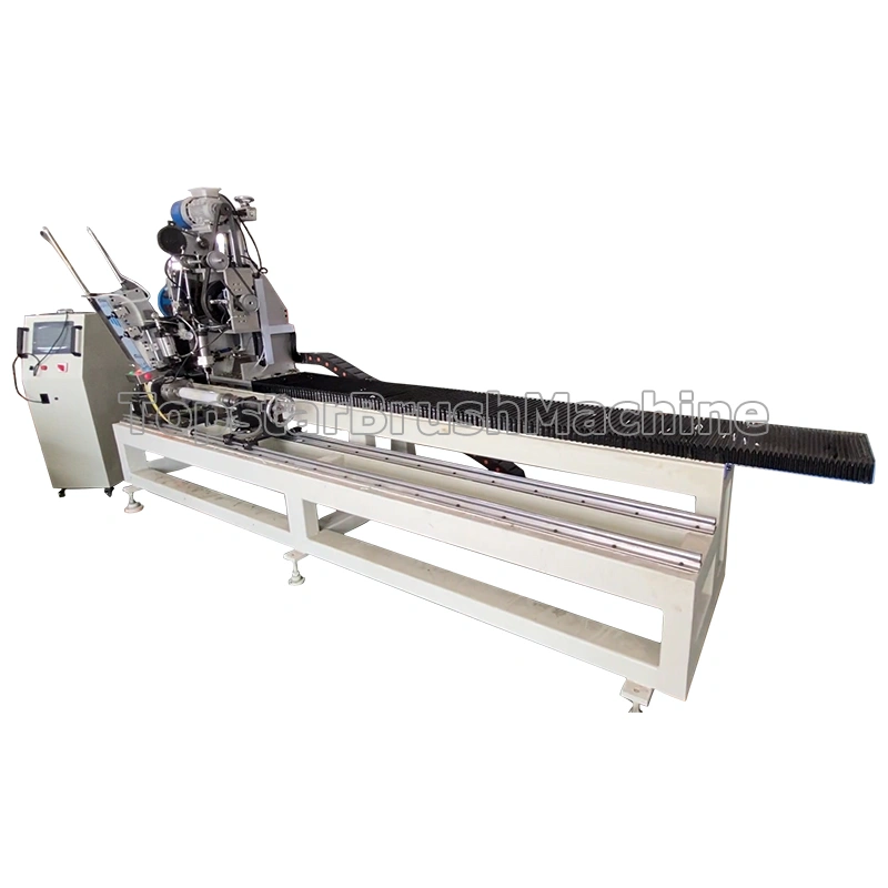 высокоскоростная 2-осевая машина для сверления и наполнения с роликовыми щетками