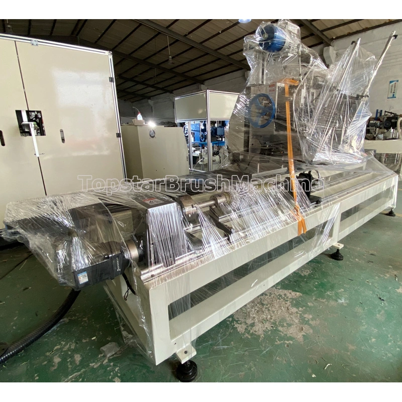 высокоскоростная 2-осевая машина для сверления и наполнения с роликовыми щетками