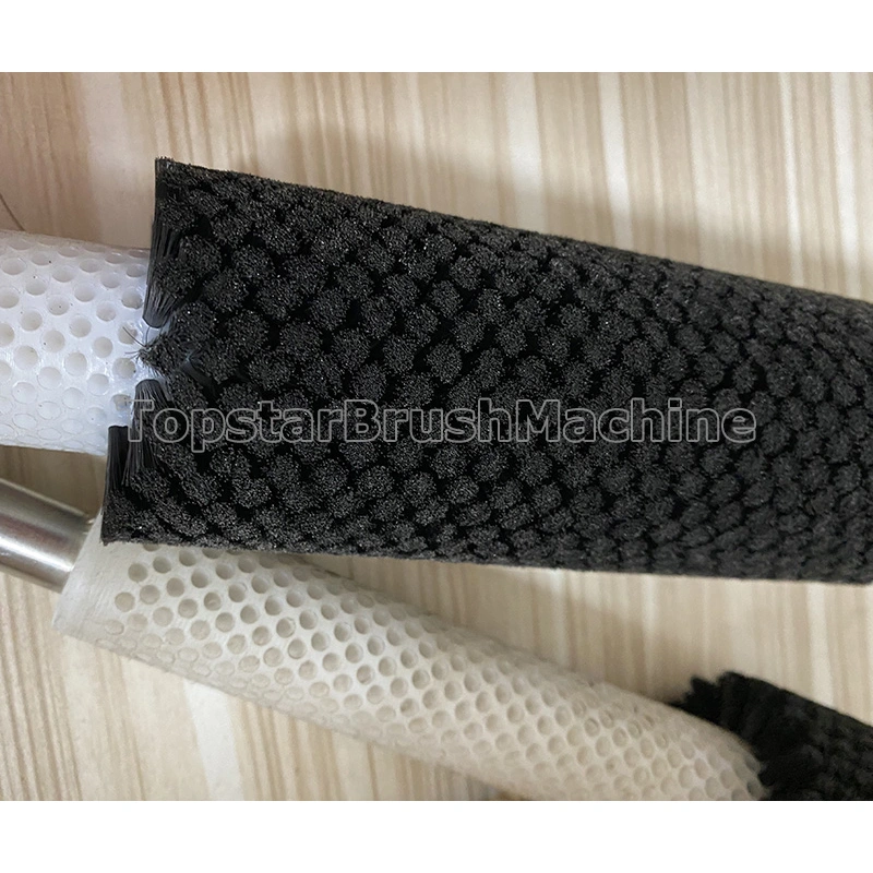 высокоскоростная 2-осевая машина для сверления и наполнения с роликовыми щетками