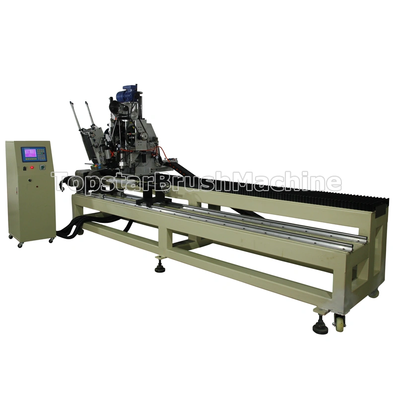 2 Axis Roller Brush Drilling and Filling Machine for Making Fruit Cleaning Brush
