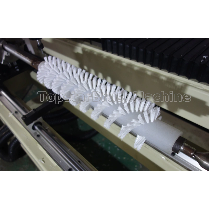 2 Axis Roller Brush Drilling and Filling Machine for Making Fruit Cleaning Brush