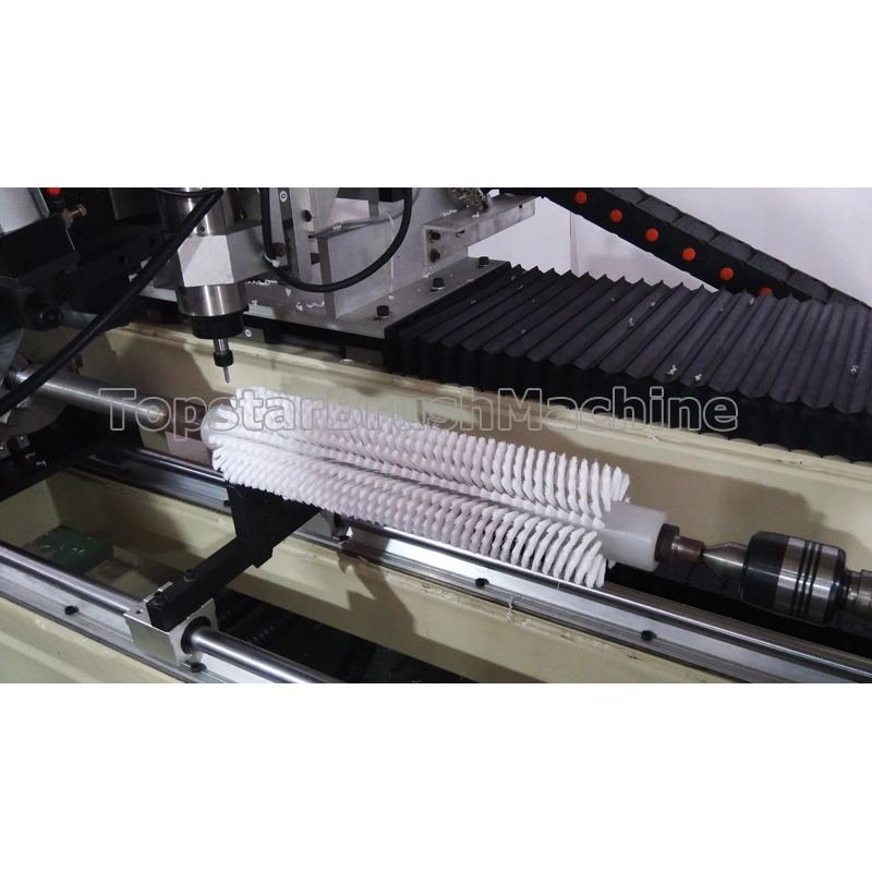 2 Axis Roller Brush Drilling and Filling Machine for Making Fruit Cleaning Brush