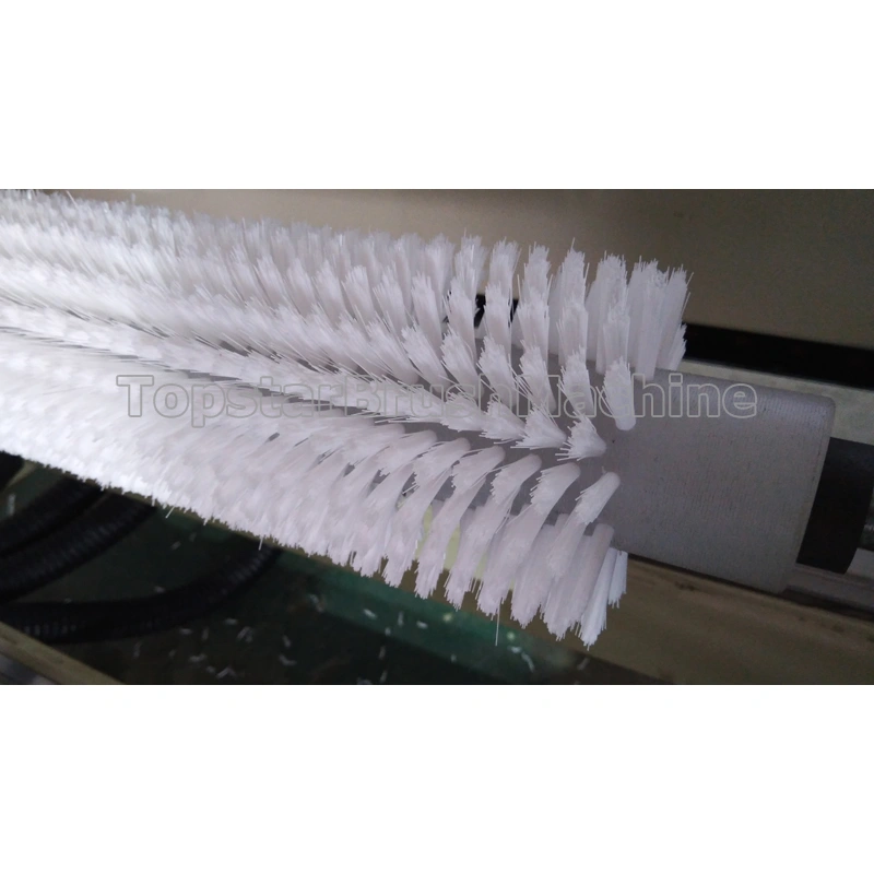 2 Axis Roller Brush Drilling and Filling Machine for Making Fruit Cleaning Brush