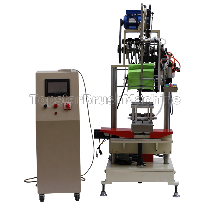 2 محور آلة خصل رأس واحد ، دفع مكنسة مع CE المعتمدة