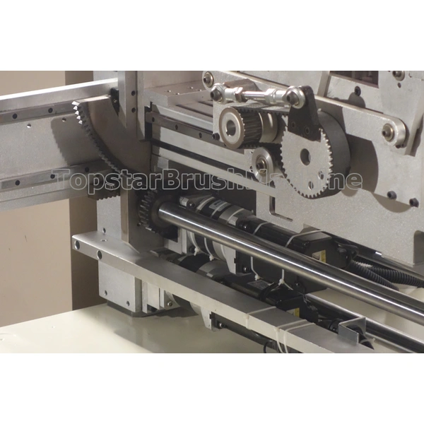 آلة صنع فرشاة نسيج العنكبوت المستديرة بالكامل أوتوماتيكية 5 محاور 3  