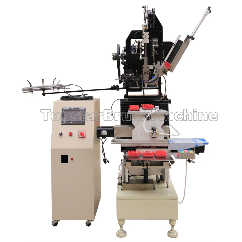 4-осевая тафтинговая машина с одной головкой для изготовления нейлоновой щетки для гриля