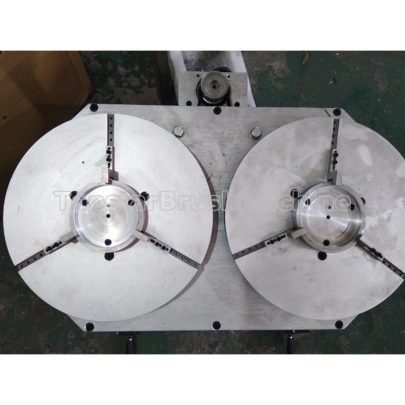 новая конструкция 3 оси 2 головки дисковых щеток сверлильно-заправочная машина