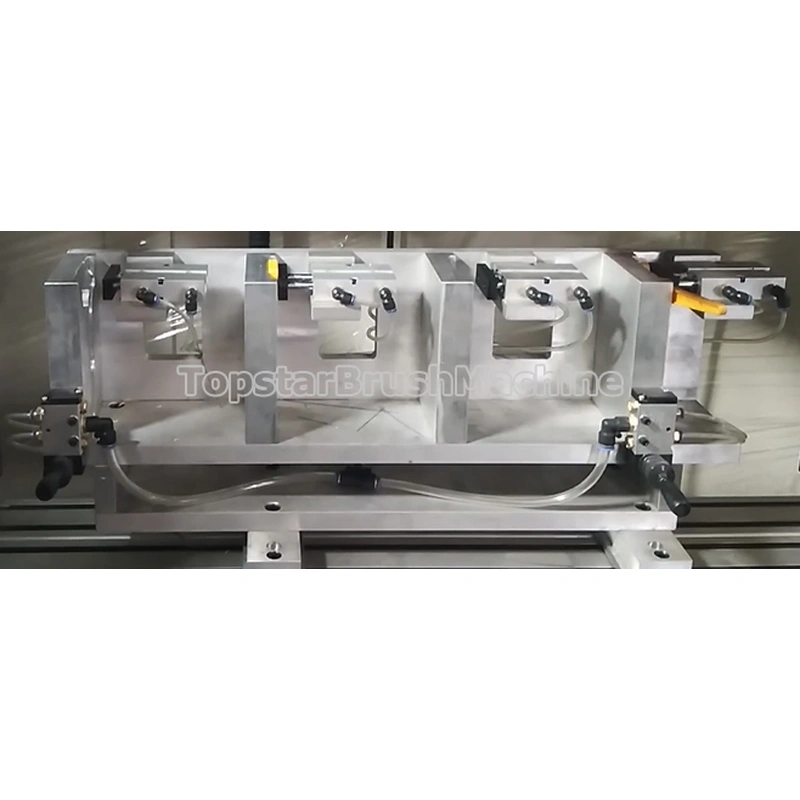 новая конструкция 3 оси 2 головки дисковых щеток сверлильно-заправочная машина