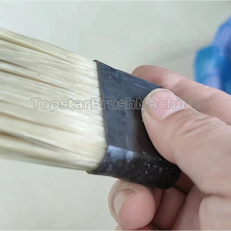 Máquina de mechones de pincel de pintura de una sola cabeza de 2 ejes barata de fábrica