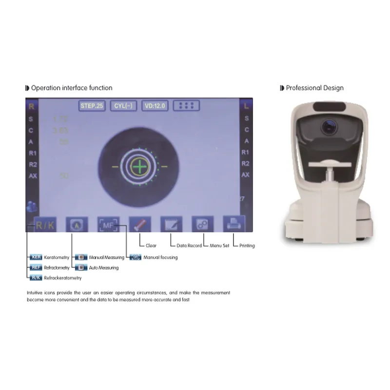 Top quality optometry instrument auto ref keratometer ARK-7000 auto refractometer keratometer
